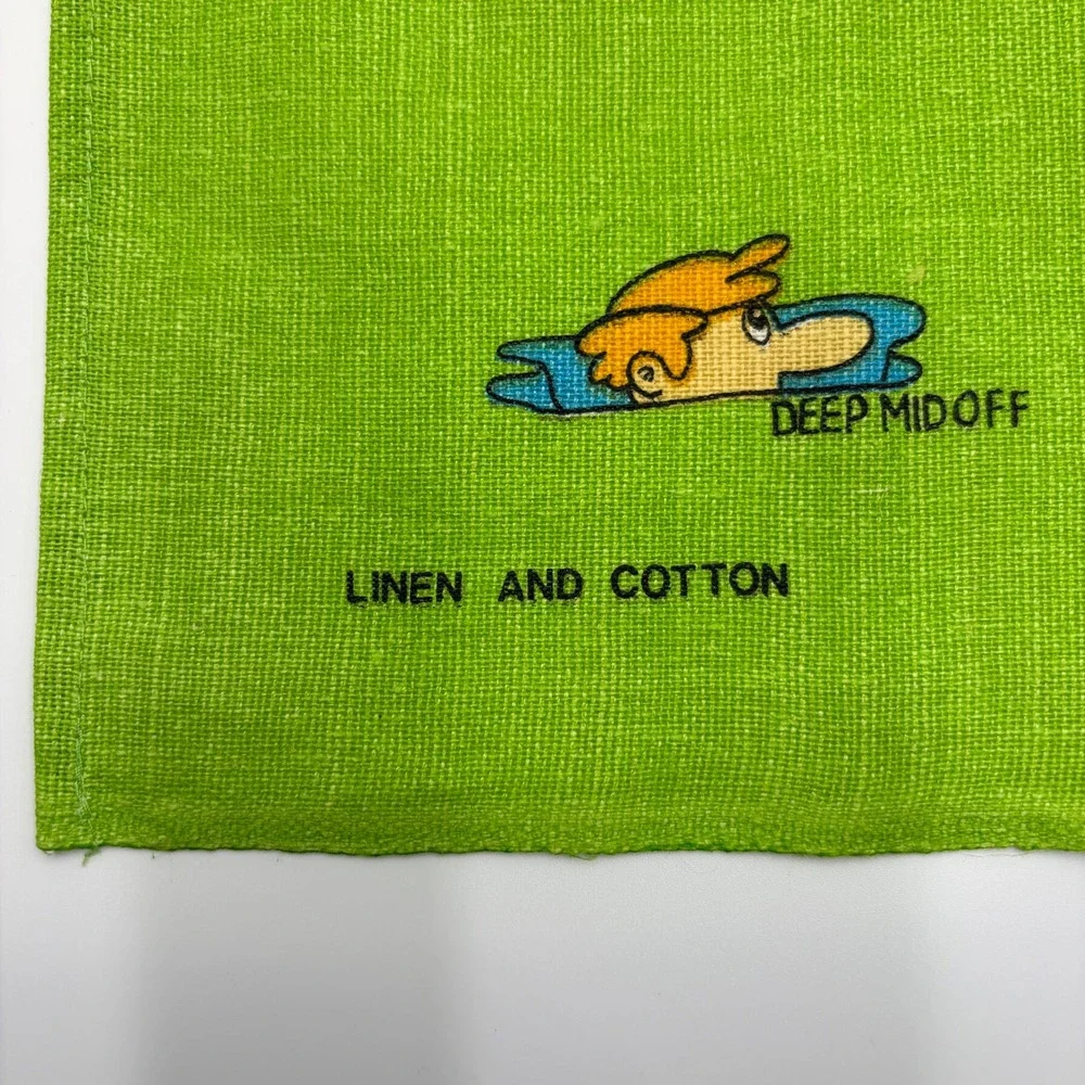 Vintage Richlin Cricket Lovely Cricket Tea Towel Terry T Burton Green UK RL475